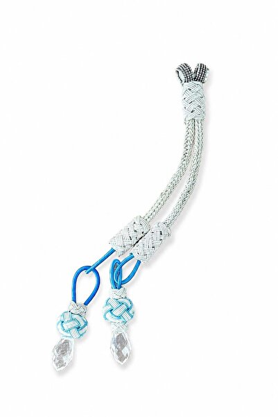 TESBİHKENTİ 2-Piece Model White Color Copper Kazaz Tassel