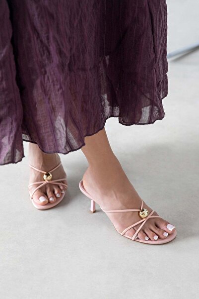 wolk shoes Aurora Kadın Topuklu Deri Sandalet
