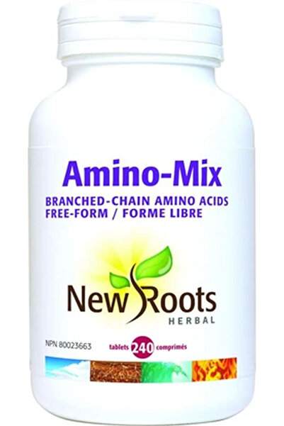 New Roots Canada Amino-Mix BCAA, 240 capsule, New Roots Herbal