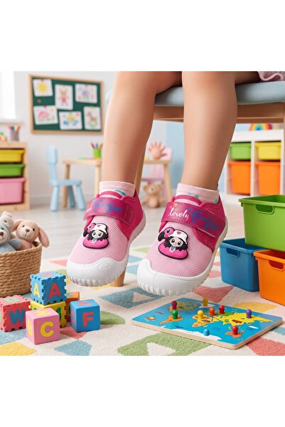 GEZER Children's Unisex Linen Non-Slip Sole Velcro Home, School, Nursery, Kin...