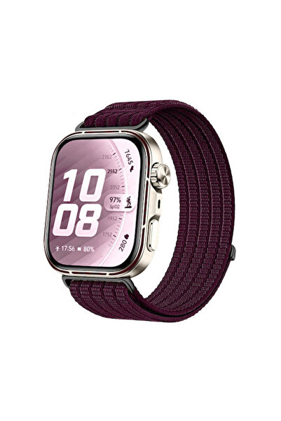 Techsuit Υφασμάτινο Λουράκι Μωβ (Huawei Watch Fit 5)