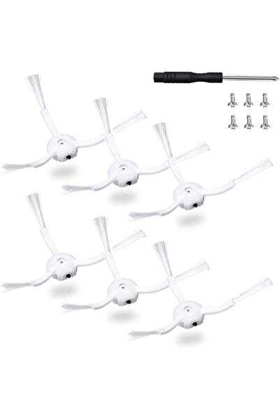 STARSTAR 6-Piece Replacement Side Brush Pack for Xiaomi Roborock Robotic Vacu...