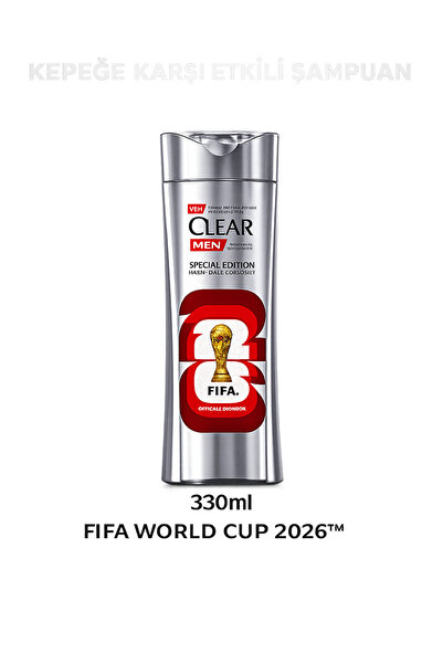 Clear Men Kepeğe Karşı Etkili Şampuan Scalp Edition Fifa World Cup 330 ml