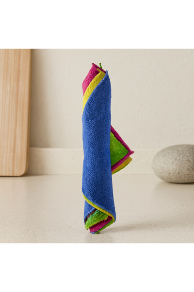 Generic Brand Microfiber Cleaning Cloth 30X30 cm - Pack of 4