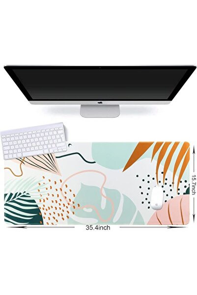 iLeadon Topographic Mouse Pad, Large Gaming Mouse Pad Non-Slip Rubber Base Wa...