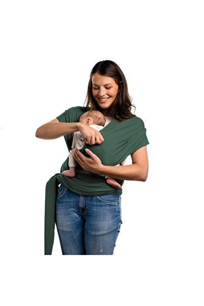 Boba Marsupiu tip wrap organic verde sticlă