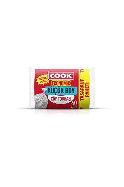 COOK 60-Pack Economical Small Size Garbage Bags 40X47Cm