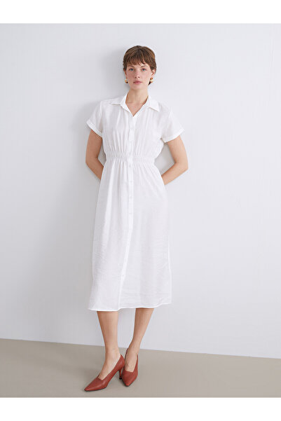 LC Waikiki Original Modal Blended Shirt Dress