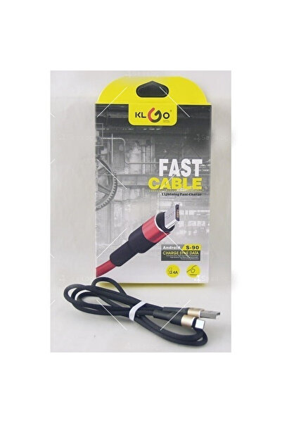 OEM Καλώδιο υψηλής ποιότητας KLGO S-90 USB σε Micro USB για Android 1m - ΟΕΜ