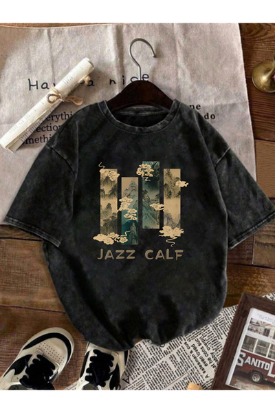Prekarya design Unisex Oversize Vintage Washed Street Style Street Fashion Co...