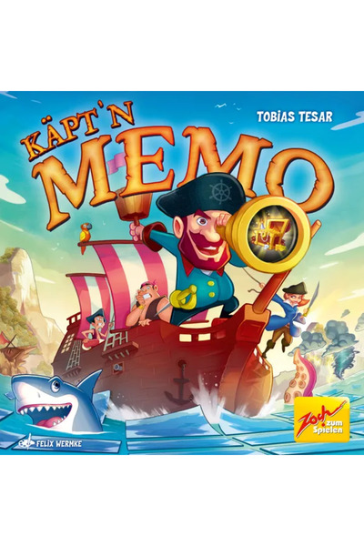 Zoch Zum Spielen Kaptn Memo: Un joc de societate pentru familie, de memorie ș...