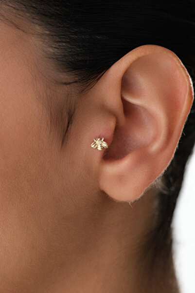 YAVUZ KUYUMCULUK 14 Ayar Altın Arı Tragus Piercing