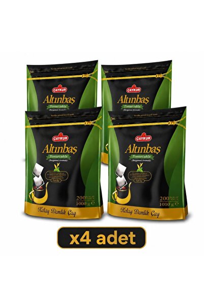 Çaykur Altınbaş Bergamot Tea Bags 200 Pieces 1kg X4 Pieces