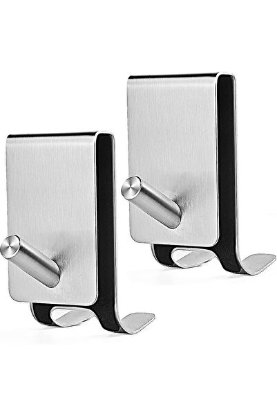 STARSTAR Shower Hooks 2 Pieces, 2-in-1 Stainless Steel Towel Hook And Razor H...