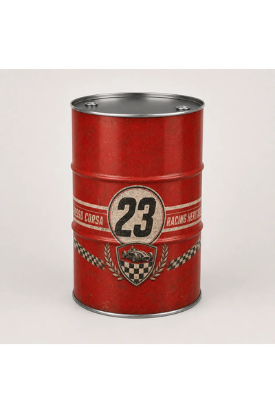 Generic Brand Masă tip butoi personalizată CISKO Rosso Corsa – Racing Heritage