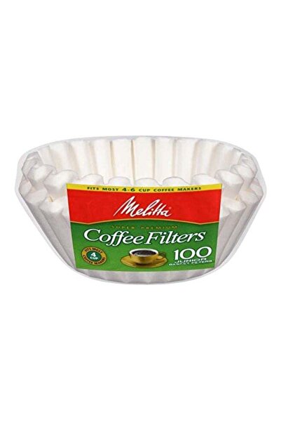melitta فلتر قهوة جونيور بارتنر أبيض - 100 قطعة