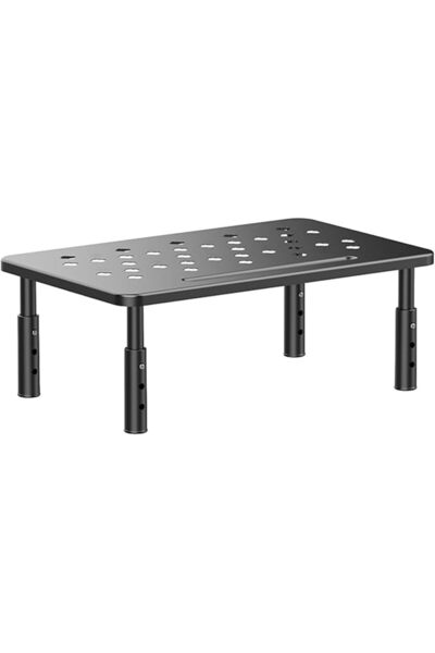 Beauenty Computer Monitor Stand, Height Adjustable Laptop Riser with Perforat...