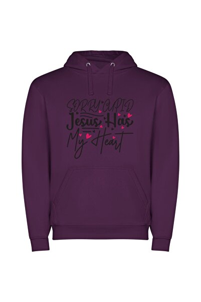 iLovePrints Heart to Jesus: Illustrator's Creation Φούτερ με κουκούλα σε χρώμ...