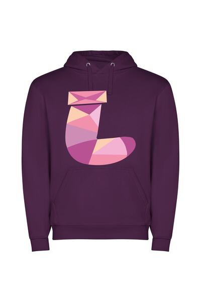 iLovePrints Colorful Geometric Illustrator Creation Φούτερ με κουκούλα σε χρώ...