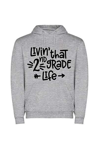 iLovePrints True Life SVG Art Φούτερ με κουκούλα σε χρώμα Γκρι