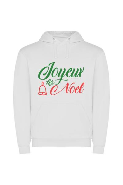 iLovePrints Cheerful Holiday Illustrator Delights Φούτερ με κουκούλα σε χρώμα...