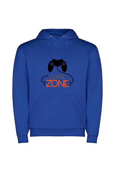 iLovePrints Iconic Game Zone Experience Φούτερ με κουκούλα σε χρώμα Μπλε