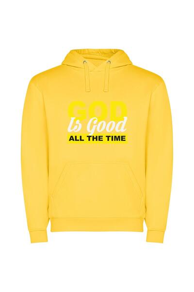 iLovePrints A Divine Reminder: God's Goodness Φούτερ με κουκούλα σε χρώμα Κίτ...