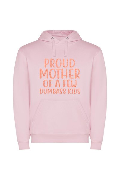 iLovePrints Eternal Proud Maternal Legacy Φούτερ με κουκούλα σε χρώμα Ροζ