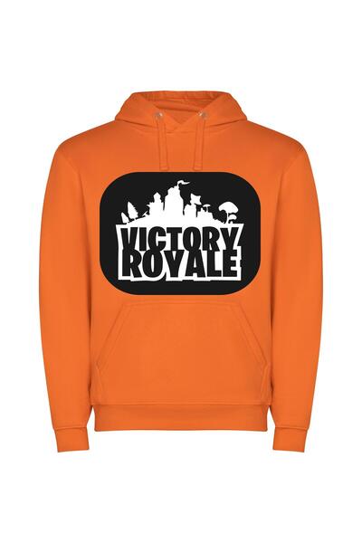 iLovePrints Fortnite's Glorious Victory Emblem Φούτερ με κουκούλα σε χρώμα Πο...