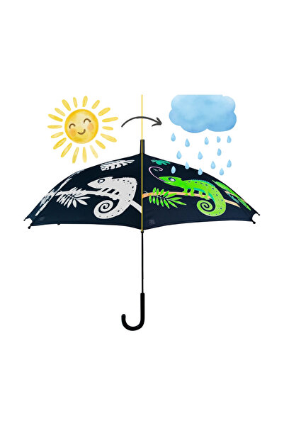 Esschert Design Umbrelă Cameleon pentru copii, magică, care își schimbă culoa...