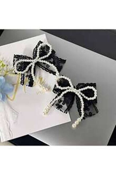 OEM 2 buc/1 pereche cleme elegante pentru pantofi cu fundă din dantelă artifi...
