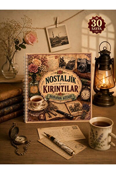Atölye yüksel كتاب تلوين بقشور النستالجيا - نسيم النستالجيا - 21*21