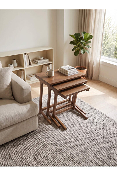 KleinHaus Furniture Mino Zigon Sehpa Seti 3'lü
