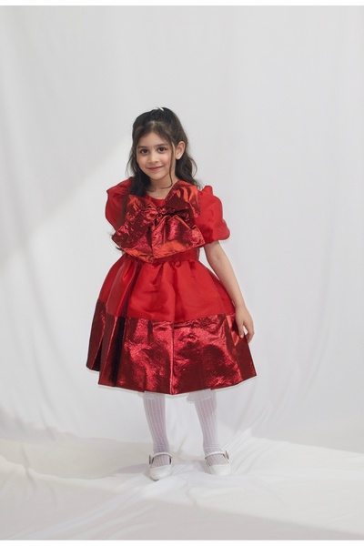 Generic Brand Girls' Dress with Big Bow
