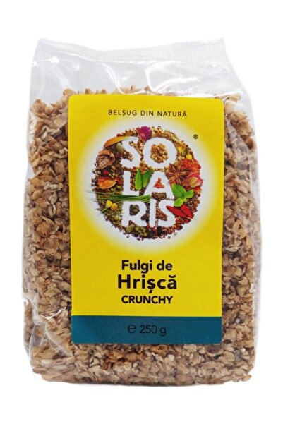 Solaris Plant Fulgi de Hrisca crocanti, 100% naturali, fara zahar, aditivi sa...