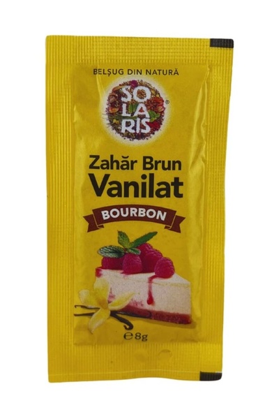 SOLARIS Zahar brun vanilat Bourbon 8g