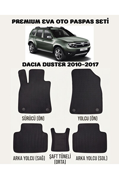 8D OTO PASPASI DACİA DUSTER SERİSİ 2010 - 2017 ARACA ÖZEL PREMİUM EVA PASPAS ...