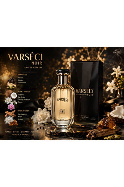 DULAL PERFUME SHOP L.L.C Varseci Eau De Parfum Noir Natural Vaporisateur 100m...