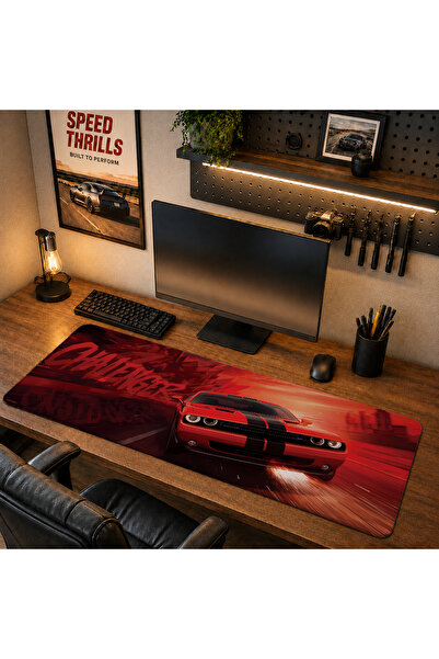 RUGRUMBA DRW1003 40x90cm Gaming Player XL Mousepad de dimensiuni mari cu bază...