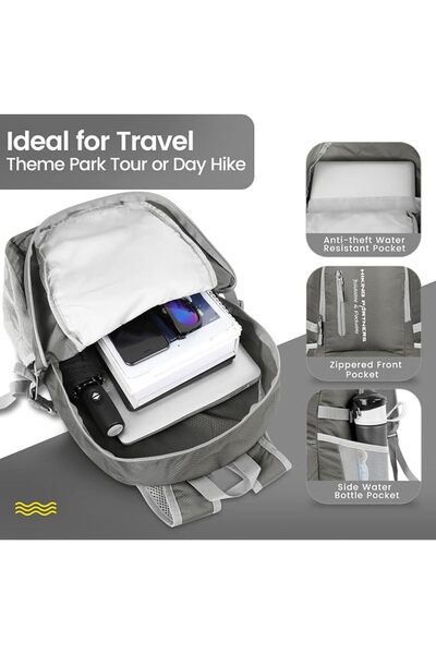 ZOMAKE Lightweight Foldable Backpack - Packable Foldable Rucksack 35L Packabl...