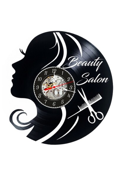 OEM Ceas de perete decorativ din disc de vinil, Model Salon de înfrumusețare,...