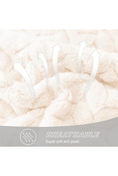 Exclusivo Mezcla Celadon Fleece Throw Blanket for Couch and Bed, 50x70 Inches...