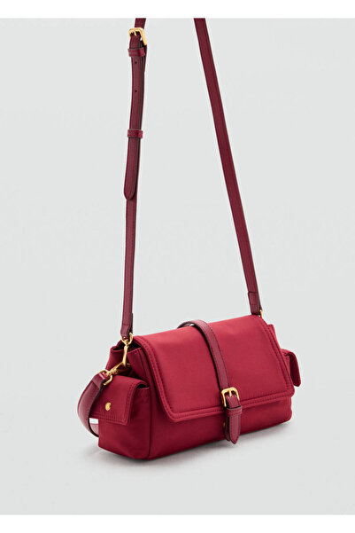 MANGO Woman Buckle pocket shoulder bag