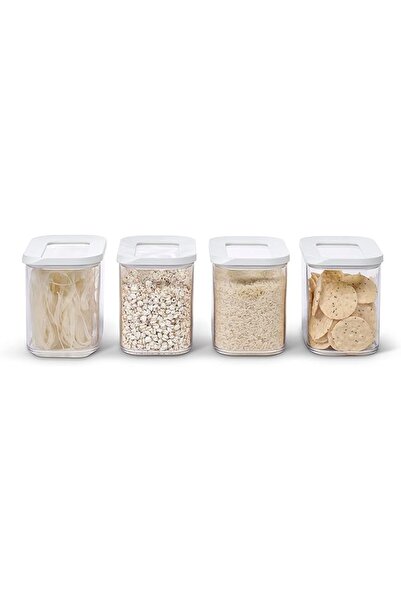 Mepal - Storage Container Modula 4-Piece Set – Clear Food Container with Lid ...
