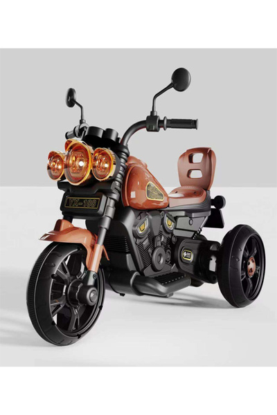 Generic Kids Electric Ride-On Tricycle Motorcycle with LED Lights & Music 3-W...