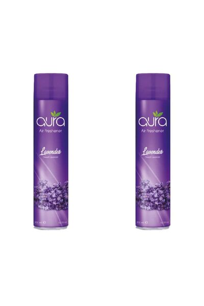 AURA Marketplace Air Freshener Regular - Lavender - 300 Ml - Set of 02