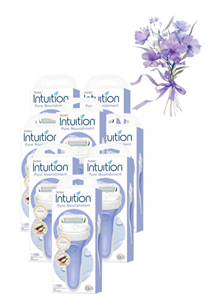 Schick Intuition 8 Pieces Intuition Pure Nourishment Women's Razor Blades wit...