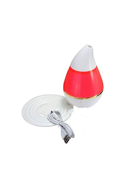 Generic Mini Mist Cool Humidifier 300ml White/Red