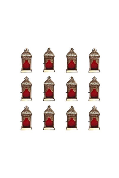 Generic Handmade Decorative Candle Holder Vintage Lantern| Red | Living Room,...