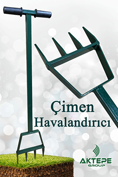 AKTEPE Group Çim Havalandırma Çimen Havalandırıcı Sivri Uçlu Toprak Kök Haval...